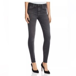 AG Farrah High Rise Skinny Jean in Dark Grey Size 25
